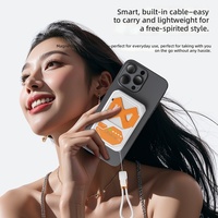 Cargador Portátil 3 en 1 de 22.5W con Carga Súper Rápida, Cable Integrado y Soporte para Celular, 10000mAh