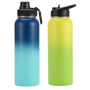 Bouteille d'eau isotherme en acier inoxydable à double paroi de 40 oz, personnalisable, pour le sport et les voyages – Vente chaude - Product Image 2