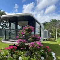 Collection de capsules spatiales préfabriquées primées, éco-responsables et alimentées à l'énergie solaire, solutions de salle de bain attrayantes – Vente chaude directe usine