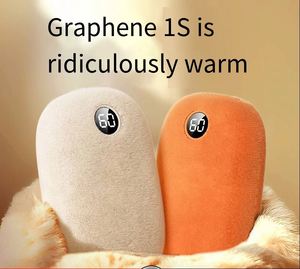 Nouveau chauffe-mains 2024 de grande capacité 10000 mAh avec affichage LED, toucher velours, trois réglages de température et chargement Type-C - Product Image 4