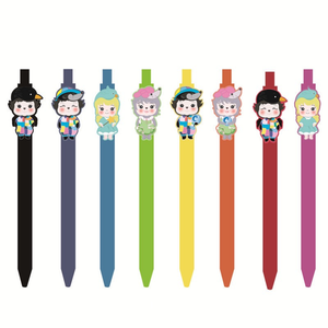 Facteur <span class=keywords><strong>pas</strong></span> <span class=keywords><strong>cher</strong></span> fournitures stylo fille coeur mignon dessin animé neutre stylo aiguille 0.5mm noir <span class=keywords><strong>étudiant</strong></span> stylo saison avec Logo personnalisé - Product Image 4