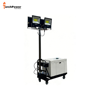 Portable Outdoor Trailer Mobile LED Tower Light 5M 7M 9M Water Cooled <b>Generator</b> for Industrial Emergency Backup Power Supply TP- - Product Image 6