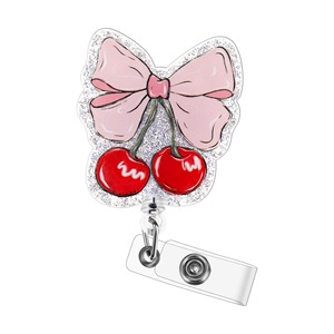 Porte-badge rotatif en acrylique scintillant personnalisé Jotome avec clip de ceinture et porte-clés pour les infirmières et les employés de compagnies aériennes - Product Image 6