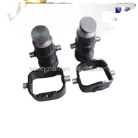 Mini vérin hydraulique télescopique multi-étages avec construction en acier et roulement pour remorque benne basculante, pression 250 bars