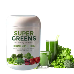 Super-aliments verts premium avec prébiotiques et probiotiques. Soutient la régularité, réduit les <span class=keywords><strong>ballonnements</strong></span> et stimule le métabolisme. - Product Image 1