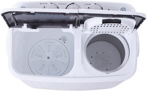 เครื่องซักผ้าแบบถังคู่ กึ่งอัตโนมัติ ขนาด 6 กก. รุ่นประหยัด ราคาขายส่ง - Product Image 5