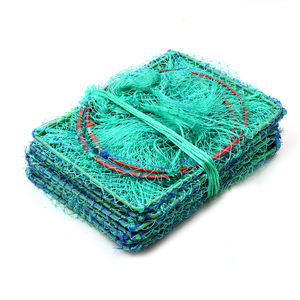 Fabricant vente longue cage de pêche Dragon bubu PE/nylon filet de pêche pliable appât piège crabe pot crevettes écrevisses homards - Product Image 1