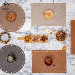 Đa chức năng Vinyl đinh tán da placemat nhà bếp bảng Mat nơi Thảm bàn ăn - Product Image 1