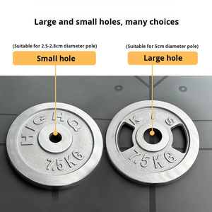 Haltères galvanisés Plaques d'haltères détachables Fonte solide Durable Écologique Unisexe <span class=keywords><strong>Poids</strong></span> de bras lestés 2.5kg-20kg 1 - Product Image 3