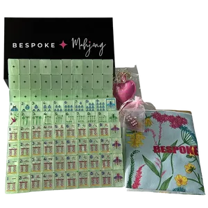 Century FactoryDesigner Garden Glow Juego de Mahjong Americano Personalizado con Perlas Matcha, Fichas de Acrílico de Lujo para Coleccionistas, Juego Elegante <span class=keywords><strong>Nig</strong></span> - Product Image 2