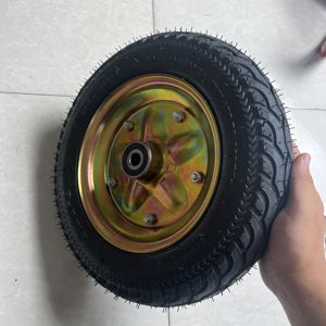 Yeni 14 İnç Ağır Hizmet Tipi Tekerlekler 3.50-4 300-8 350-8 Tek Tekerlekli El Arabası Perakende Satış Sokak Malzeme Taşıma Ekipmanı El Arabası - Product Image 3
