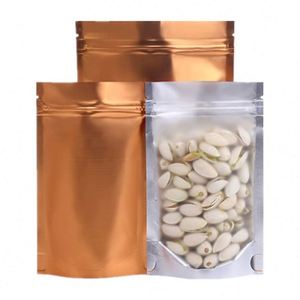 Sacs refermables personnalisés avec logo, sacs pour aliments secs, emballages composites, 12x20cm, pack promotionnel - Product Image 4