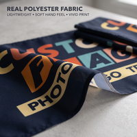 Drapeau d'événement personnalisé 3x5 pieds pour stand d'exposition, toile de fond de stand de salon professionnel, impression polyester extérieure, bannière publicitaire avec logo personnalisé