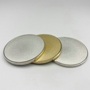 Pièces commémoratives vierges en métal Ruhan 30 40 50mm Or Argent Sablée Gravure DIY Impression UV - Product Image 2