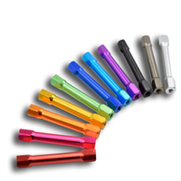 Entretoises en aluminium M3 à double tête hexagonale, colorées, piliers d'espacement en aluminium M3x15/20/25/30/35/37/40/45/50