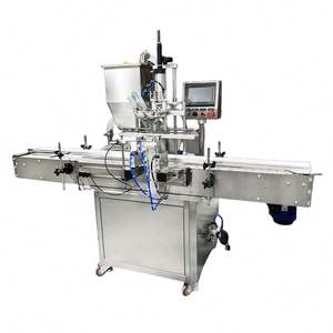 Machine de remplissage automatique à convoyeur pour boissons, miel, bière, crème, alcool, lait, cosmétiques, bain de bouche et liquides - Product Image 5