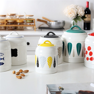 Storage Jar Hot Sale Customized Colors And Sizes Urban Fashion Storage Jar For Home And Restaurant