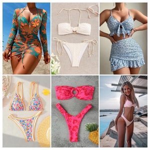 Bikini Sexy da donna estivi a due pezzi costumi da bagno da spiaggia pantaloncini da surf da vacanza costume da bagno da bagno che vendono bene da donna - Product Image 2