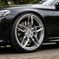 Jantes en alliage d'aluminium gris multi-rayons 17 - 24 pouces 5X112 5*114.3 Jantes monobloc forgées pour Mercedes Benz Classe E