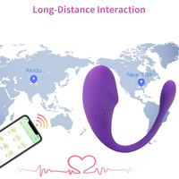 Gode sans fil longue distance avec application mobile télécommande Bullet vibrant egg kegel ball vibromasseur Sex Toys pour couple