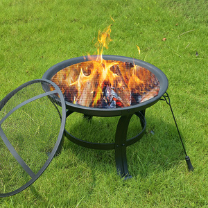 Mesa de Fogata de Leña Moderna para Exteriores, Acero con Recubrimiento en Polvo, Portátil, Independiente, para Jardín, Campamento y Fiestas - Product Image 2