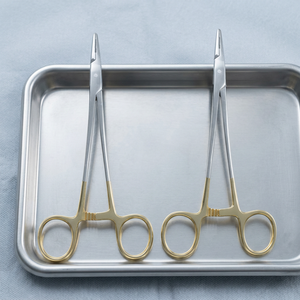 Best Selling TC Ryder Micro Needle Holder & <b>Driver</b> 6-Inch Gold Ring Surgical Instrument <b>Set</b> CE ISO Certified By Grip Surgical - Product Image 3