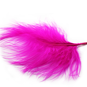 Gran oferta de plumas de sangre de marabú de pavo de alta calidad de 2-3 "para Material de pesca de atado de moscas de Carnaval - Product Image 6