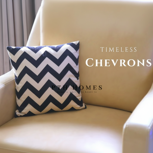 FUNDAS COJÍN ATEMPORAL CHEVRONS (TERCIOPELO) - Product Image 1