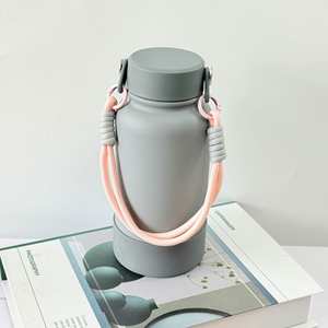 2026 New Product 650Ml Sports Kelltle Portable Handle Stainless Steel Thermos <b>Cup</b> Large Capacity Tumblers With <b>Lids</b> <b>and</b> <b>Straws</b> - Product Image 6