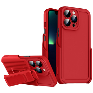 Étui robuste 3-en-1 avec clip ceinture pour <span class=keywords><strong>iPhone</strong></span> 17 16 15 Pro Max – Coque de protection antichoc et ultra-résistante - Product Image 2