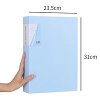 Porte-documents A4 personnalisé avec logo, en PP, pour documents de bureau, de finance et partitions musicales, organiseur de feuilles mobiles, classeur de rangement pour examens étudiants