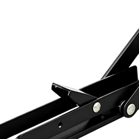 Ensemble de supports d'étagère pliables, supports triangulaires muraux, gain de place, revêtement en poudre, pour le rangement domestique