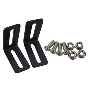 Oil Cooler <b>Bracket</b> Aluminum Long <b>Bracket</b> For Japanese Style Cars Customizable Black <b>Silver</b> OCB02 - Product Image 3