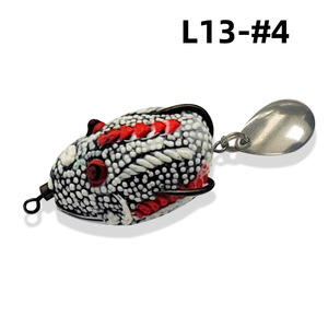 Haute qualité 7.2cm/6.5g Mini 3D flottant saut leurre réaliste en caoutchouc haut doux <span class=keywords><strong>grenouille</strong></span> conception saumon pêche rivière métal dorade flux - Product Image 2