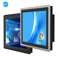Haute luminosité 10.4 \ "12.1 \" 15 \ "17 \ 19 \" écran tactile industriel PC étanche capacitif IPS LCD support mural IP65 nouveau produit