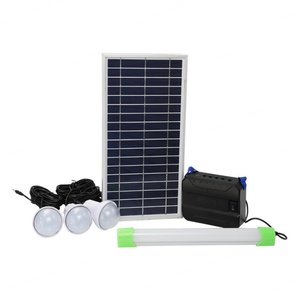 Sistema de Energía Solar con Panel Solar de 8W/11V y 3 Bombillas LED para Iluminación del Hogar y Carga de Teléfonos - Product Image 5