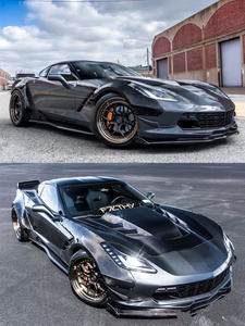 Nouveau pour Corvette C7 : Kit carrosserie en fibre de carbone avec capot et pare-chocs transparents, haute qualité, ajustement parfait, installation facile - Product Image 6