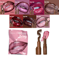 Kit de Maquillage Lèvres OEM Darkme Easy Bag 2 Pièces : Crayon Contour des Lèvres Foncé + Rouge à Lèvres Solide Scintillant Brillant Longue Tenue Hydratant