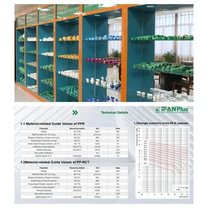 IFAN Fabricação PPR Encaixe de tubulação PN25 Cotovelo Tee Conector do tubo de água Material de encanamento Rosca de injeção PPR Encaixe