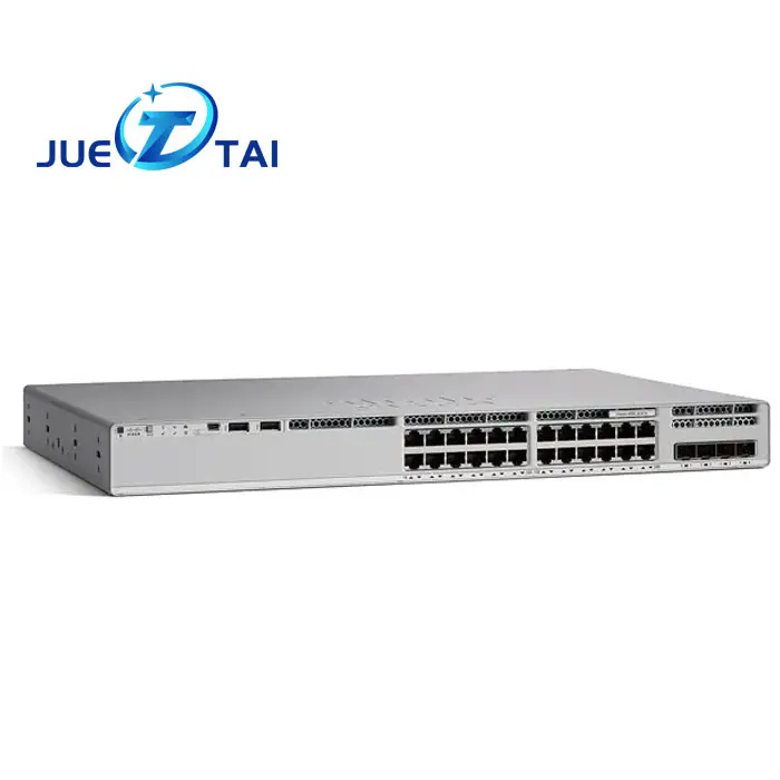 Baru Asli 24-Port Data Jaringan Gigabit Ethernet 4X1G Uplink Switch C9200L-24T-4G-E