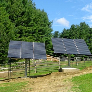 Système de montage sur poteau Support de poteau Support rotatif Supports de montage au sol unipolaires Kit de montage solaire - Product Image 5