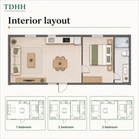 Kabin Modular Prefab TDHH untuk Rumah Liburan, Rumah Tamu, dan Vila Resor