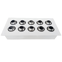 Système d'air frais de haute qualité alimentation en air réduction du bruit buse en forme de rectangle sorties d'air diffuseur de Jet anéchoïque de tache