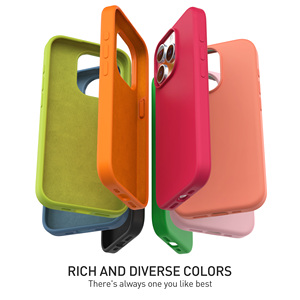 Funda de silicona Soonleader para iPhone 15 para iPhone 15 Pro, funda de teléfono para iPhone 15 <span class=keywords><strong>Plus</strong></span>, funda de teléfono móvil con diseño de Color puro - Product Image 6