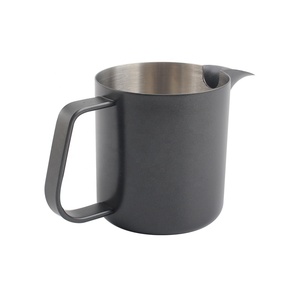 Pichet à mousse de lait expresso portable en acier inoxydable de 350 ml, approuvé par les baristas, modèle classique avancé - Product Image 6