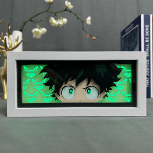 Dernière vente chaude au Japon My Hren Academy Paper Lamps Anime Paper Carving Lamp Cut Paper Lamp Japanese <span class=keywords><strong>Manga</strong></span> Light Box - Product Image 3