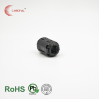 Filtre EMI à clipser en ferrite de 13,5 mm de diamètre - Suppresseur de bruit à ouverture rapide pour câbles d'alimentation de chargeurs et câbles de données 1330B