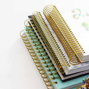 Personaliza tus cuadernos en blanco para sublimación: Cuaderno planificador Wire-o con tablas, diario de tapa dura, cuaderno de notas. - Product Image 5