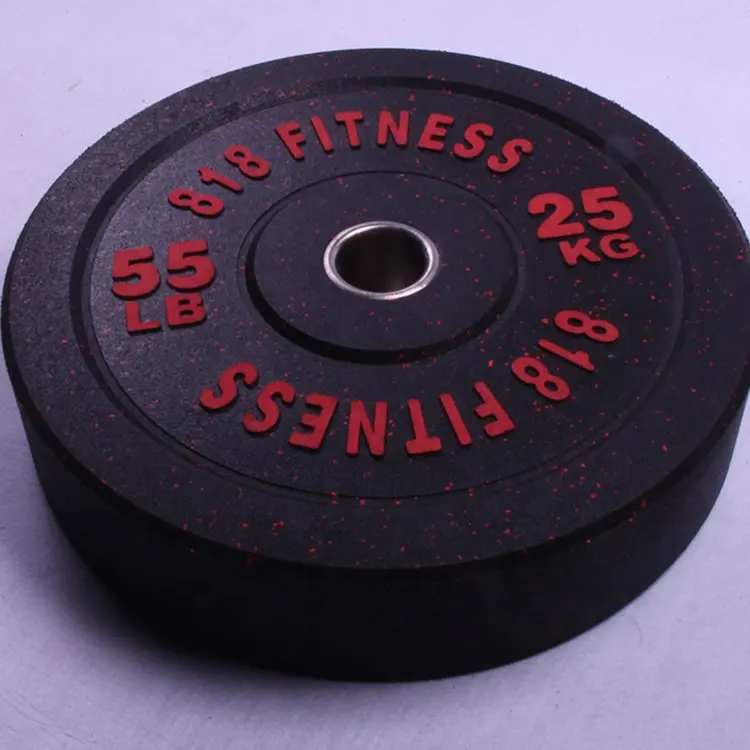 wholesale gym fitness equipment rubber discs Iron weight plate for gym use