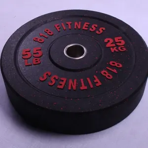 Wholesale Gym Fitness Equipment Rubber Discs Iron Weight Plate For Gym Use